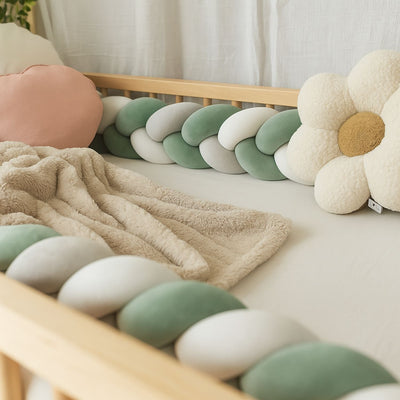 tour de lit tresse de royaume de bebe et maman 